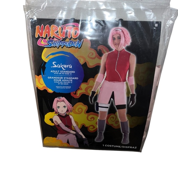 Naruto Sakura adult costume 
Adult standard size (fits up to size 12) - Picture 1 of 7